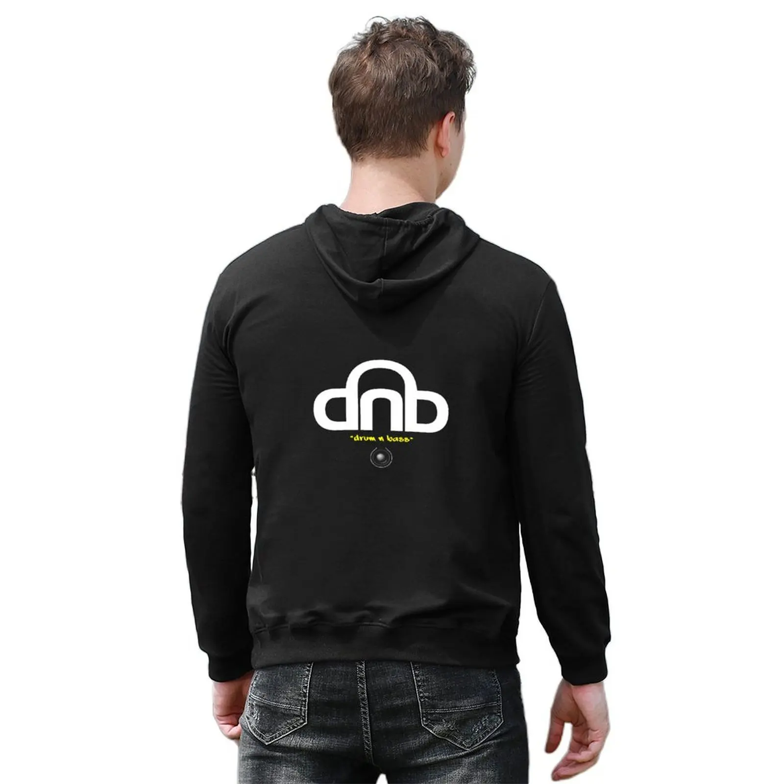 DNB - Drum N Bass - V2 89 هوديي قميص رجالي ملابس كورية سترة شتوية للرجال ملابس جمالية بقلنسوة مقاس كبير