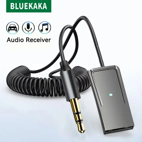 Bluetooth 5.5 Audio Receiver USB To 3.5mm Car AUX Wireless Adapter Stereo Hifi Music With Mic Handsfree Call For Car BT Transmit