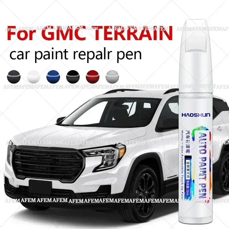 Bolígrafo de Reparación de Pintura, Eliminador de Arañazos, Accesorios para Auto, Negro, Blanco, Azul, Rojo, Plateado, para GMC TERRAIN 2010-2025 GMT910 C1XX