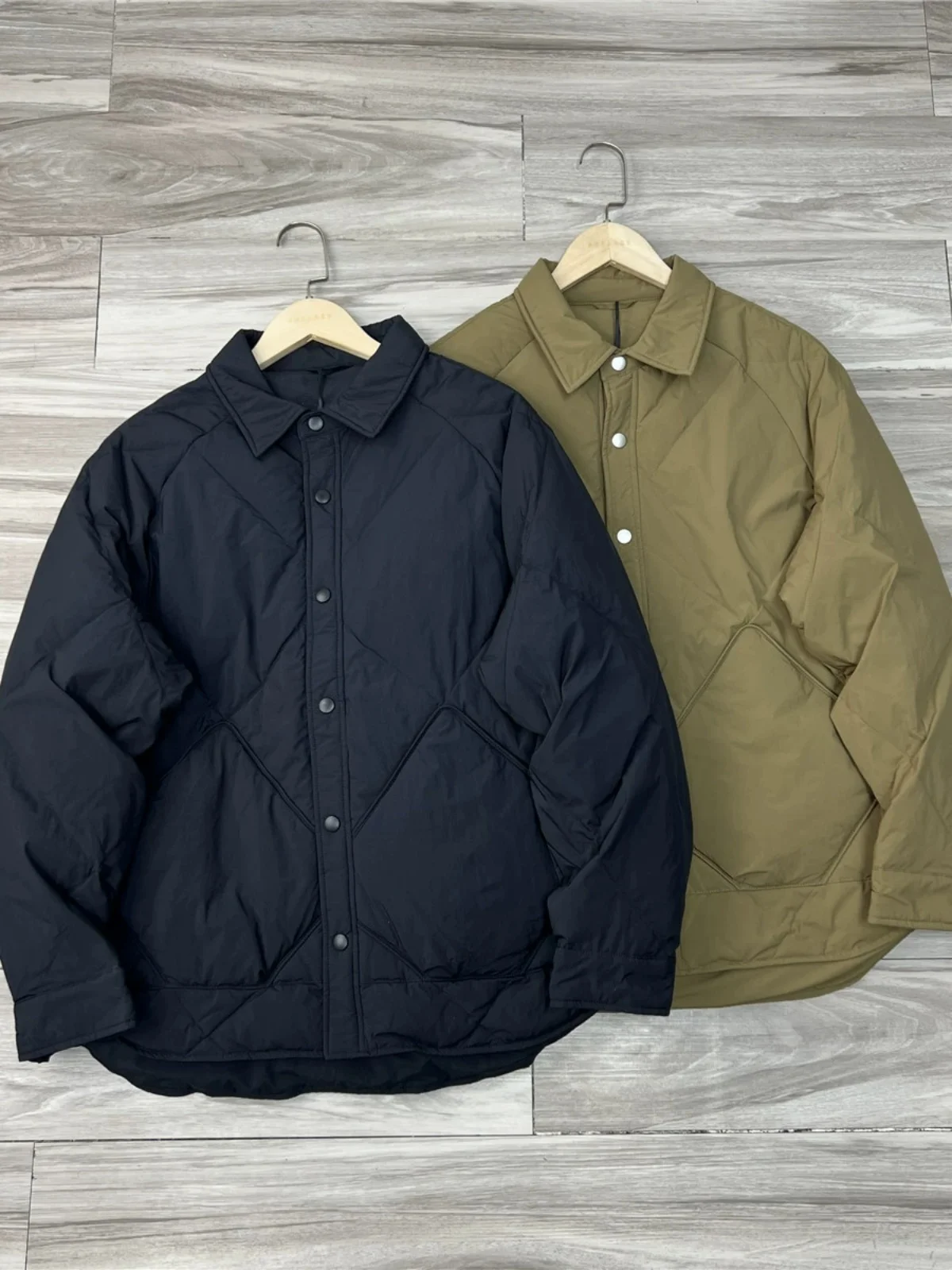 

Warmth 90 White Du down Oversize Casual Sle Jaet for Men with Collar Autumn Winter Outerwear Faion Urban Sle