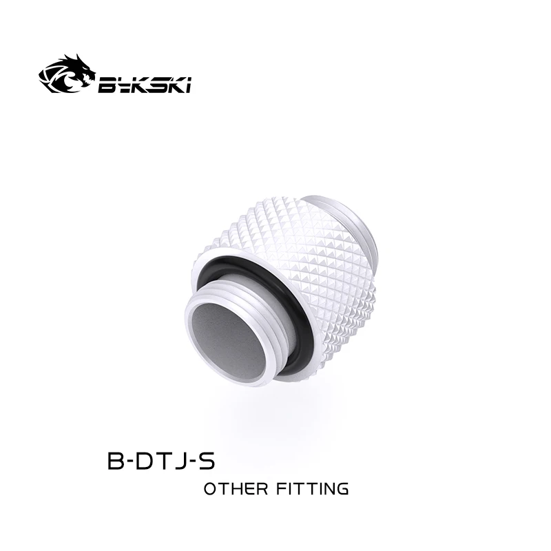 BYKSKI G1/4\'\' to G1/4\'\' Dual External Thread Connection Male to Male adapter thread 4.5MM connector for water cooling