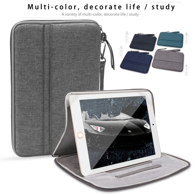 

Tablet Case 7.9 9.7 10.2 10.5 11 inch for iPad Bag Case Portable Support case Cover for ipad pro 11 inch Case 2020 Tablet sleeve