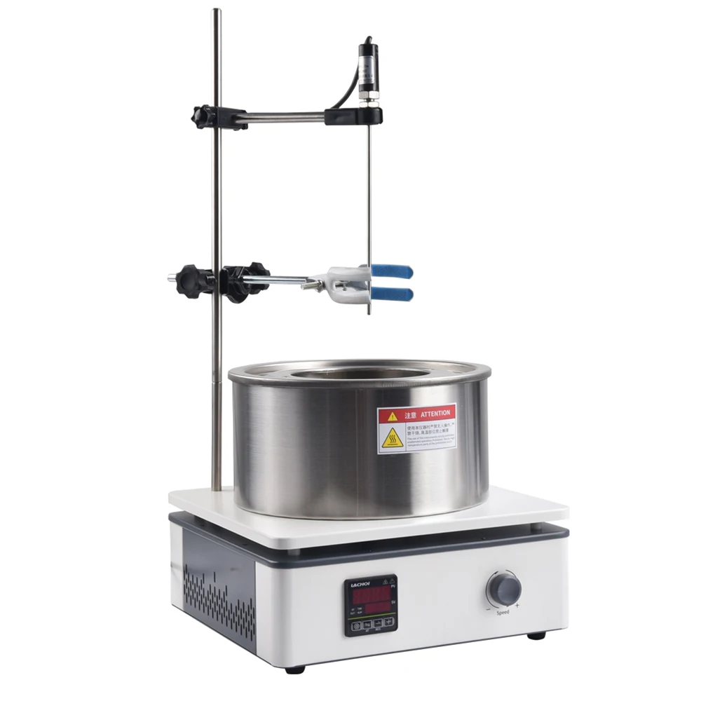 

Heat Collecting Magnetic Stirrer 800ML Magnetic Hot Plate Stirrer Magnetic Laboratory Oil Bath/Water Bath Heating System