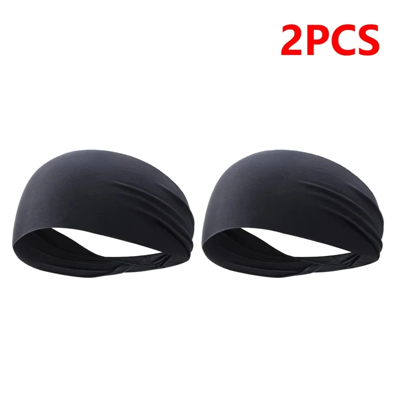 Elastic Sports Headbands Sweat Absorption Headdress Quick Dry Workout Headband Anti-slip Breathable Sweatbands for Yoga Running 썸네일 16