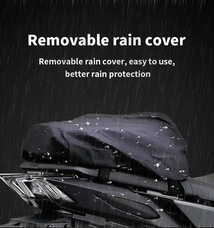 For Triumph Tiger 900 Trident 660 Aprilia Tuareg 660 Motorcycle Rear Seat Bag Waterproof Luggage Bag Backpack For Yamaha Honda