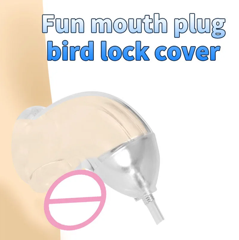 Adult Games Leather Bandl Oral Fixation Mouth Stuffed Bondage cock ring penis plug adult bdsm Chastity CockCage Sex Toys Couples - view 2