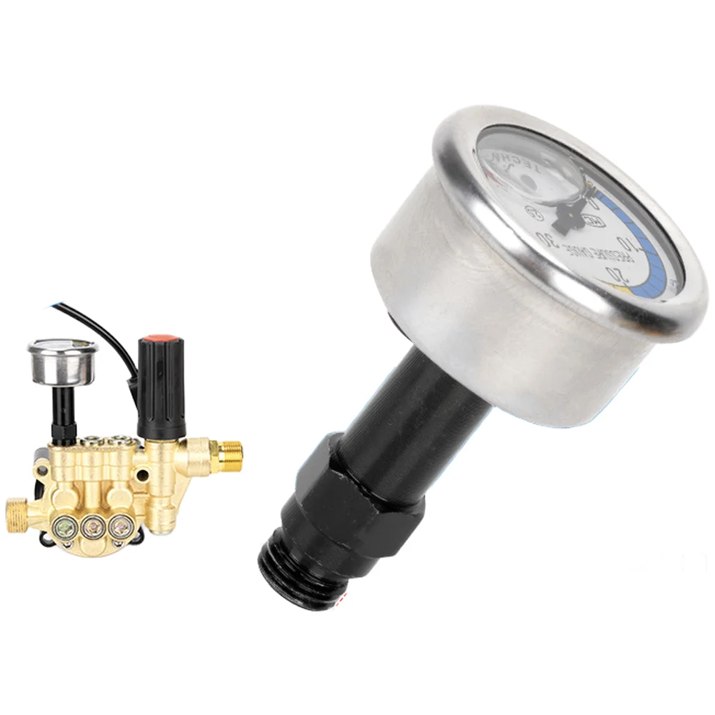 7.45*1.48*5cm Extended Pressure Gauge For 12 Part Pump Head 220V Portable Car Washer Machine Shock Resistant 2026 New