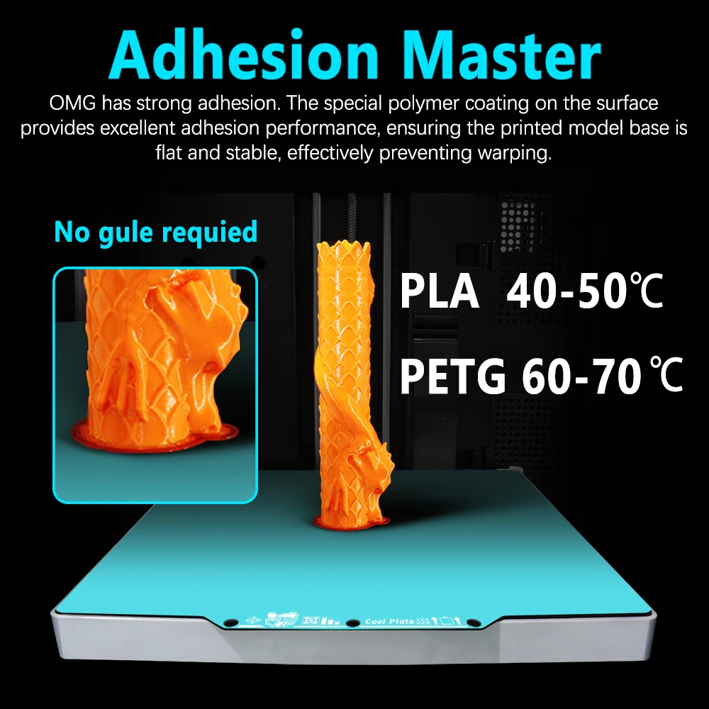 OMG Cold Plate for Flashforge Ad5x Build Plate PLA PETG Cool