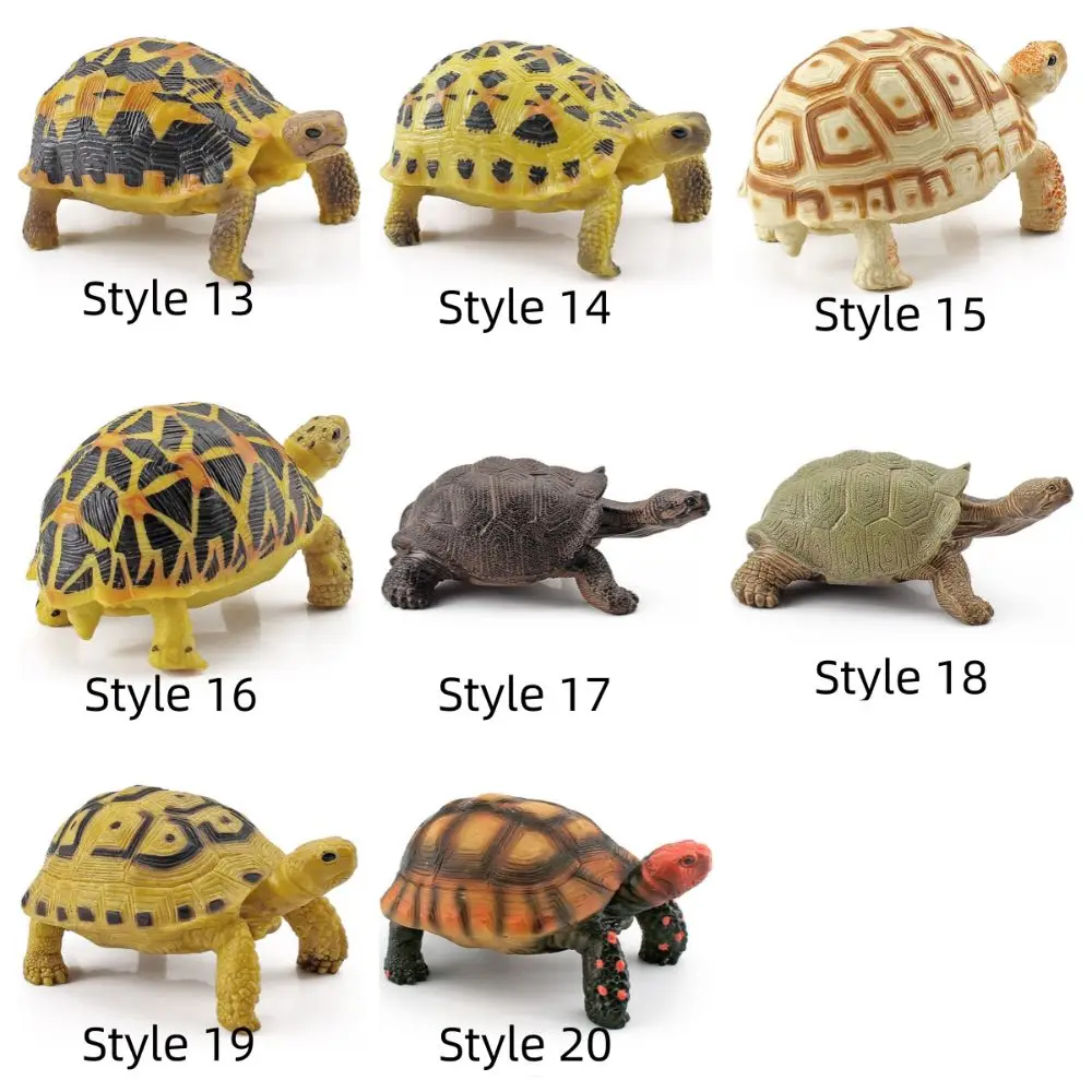 Leatherback Schildpad Actiefiguren Simulatie Handgeschilderde Zeeschildpad Model PVC Materiaal Educatief