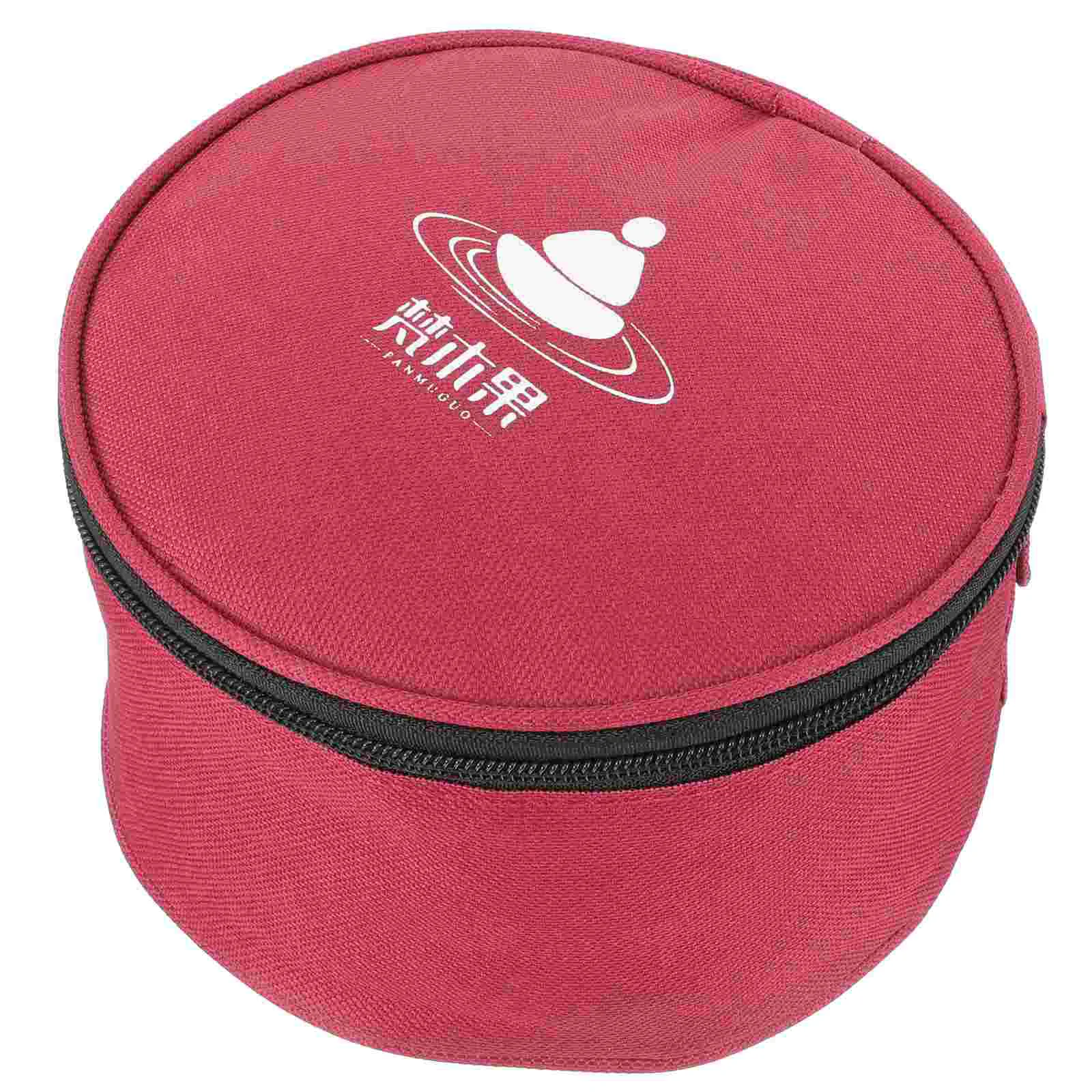 Crystal Bowl Storage Bag Singing Bowls Case Mindfulness Holder Rosy Container Travel