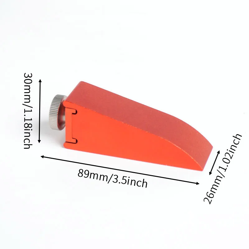 ที่ใส่กระดาษทรายอลูมิเนียมอัลลอยด์ 1 ชิ้น - คลิปขัดแบบใช้มือถือสําหรับการขัด Leathercraft, การเจียรมุมแบนและภายใน