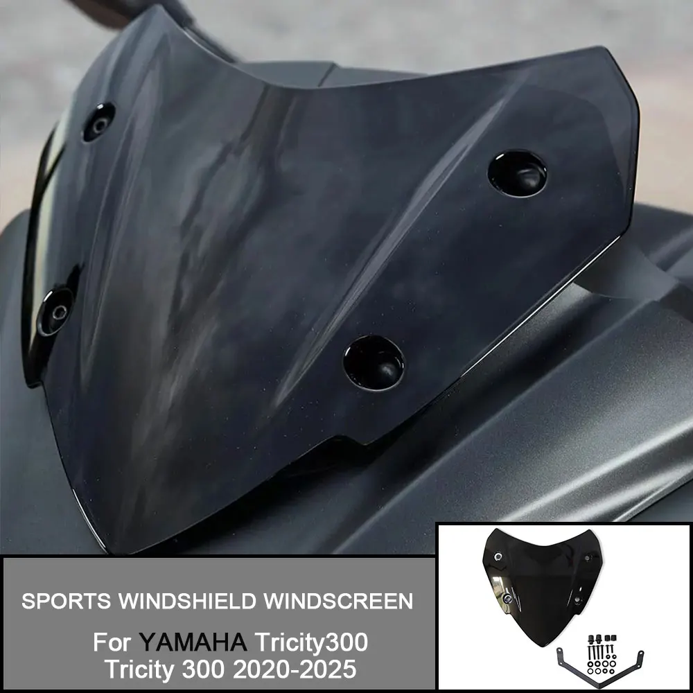 

For YAMAHA Tricity300 Tricity 300 2020-2025 2022 2023 2024 Motorcycle Sports Windshield Windscreen Wind Deflectors Viser Visor