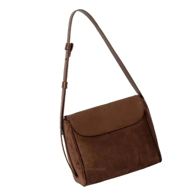 

X5XA Retro Inspired Shoulder Bag With Multiple Compartments Scratch Resistant Ergonomic Underarm Purse for Women Girls