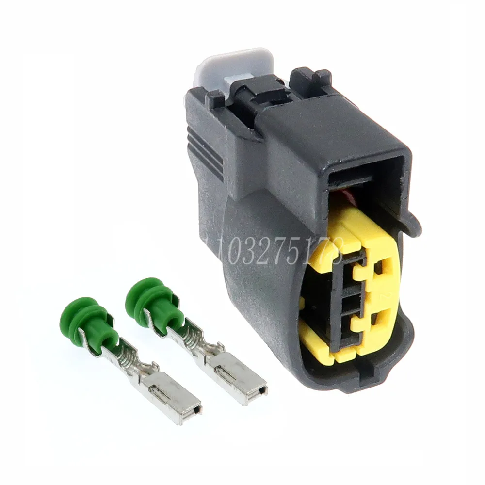 1 Set 2 Pin 49093-0211 Automotive Ignition Coil Plug Horn Socket Waterproof Wire Harness Connector For Hyundai Elantra K3