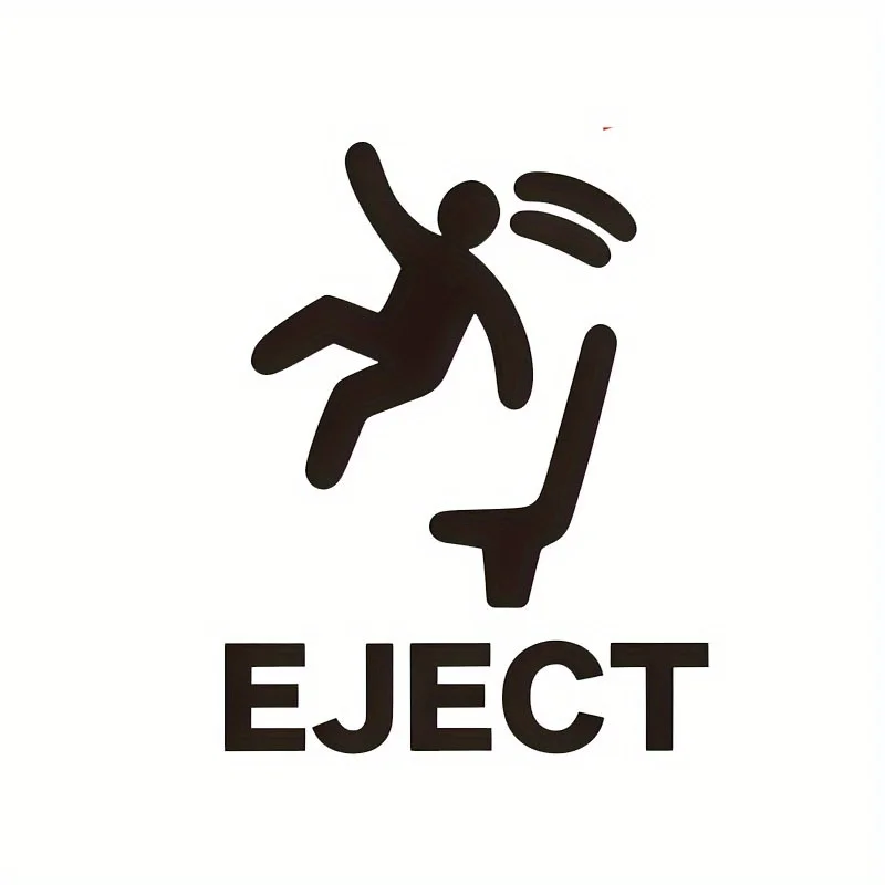 4 Stück „Humorvolle 'EJECT'-Aufkleber – perfekt für Autoinnenraumknöpfe, Laptops, Büro-Gadgets, Notizbücher für einen verspielten Scherzhauch“ – Detail 5