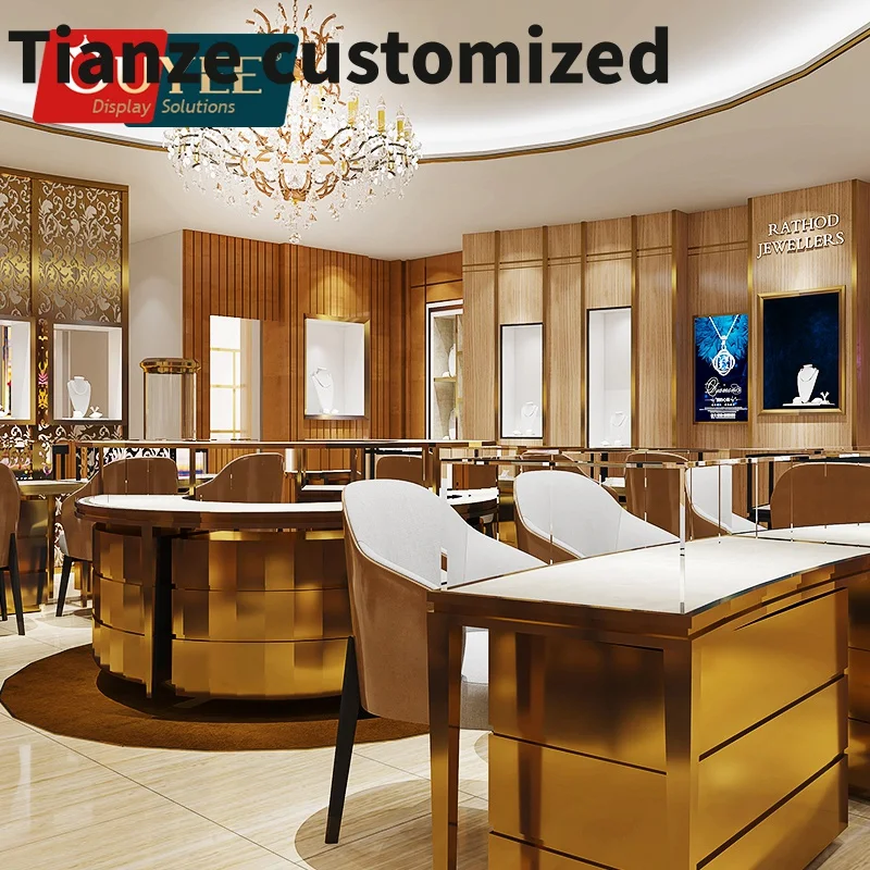 Customized-FullShowcase With LED Lighting Glass Display Cabinets Tall Products Display Cases