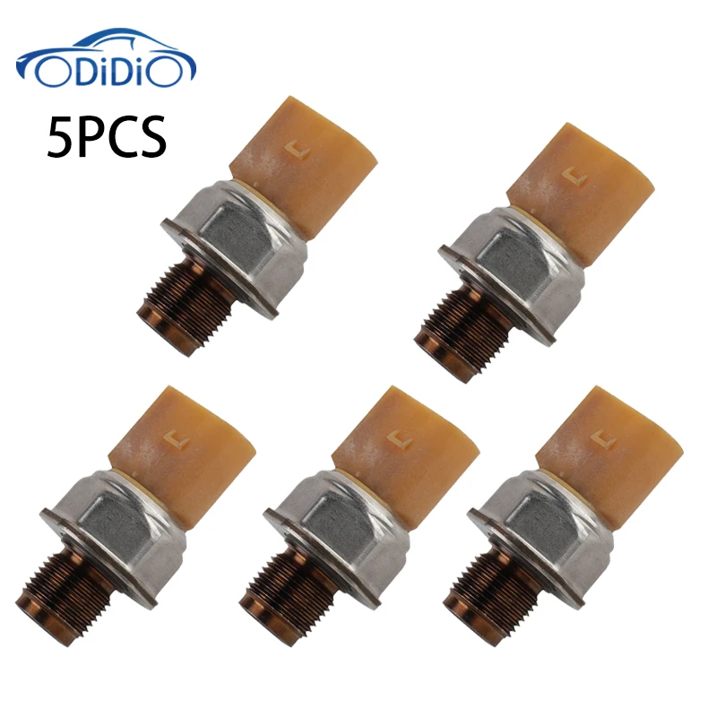 5 pcs/lot 03L906054 03L906054A 03L906051 Fuel Rail Pressure Sensor For Volkswagen Beetle Skoda Golf Passat AUDI A3 A5 A6 Q5