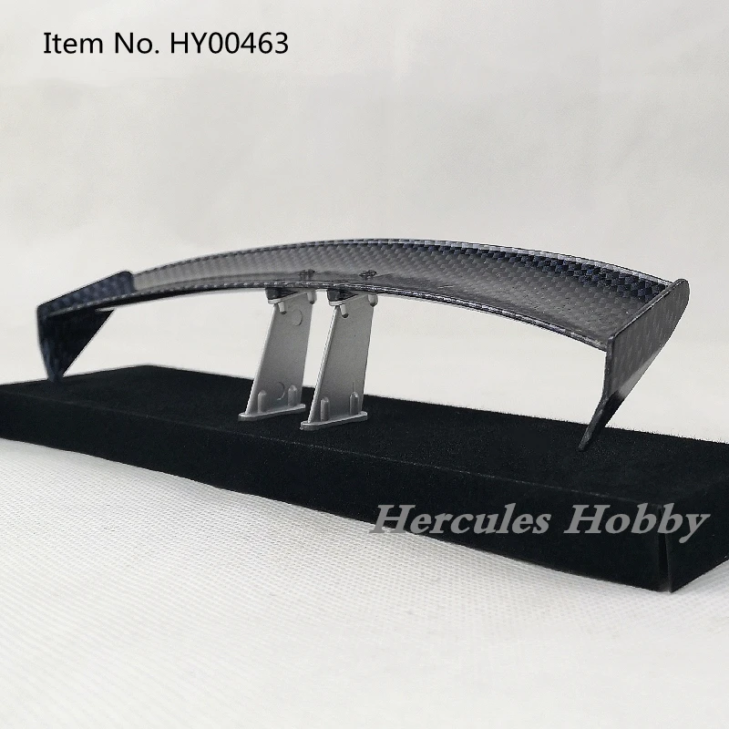 1/10 Scale RC Car Plastic Carbon Fiber Pattern Rear Wing Spolier Drift On Road Touring Model Hobby