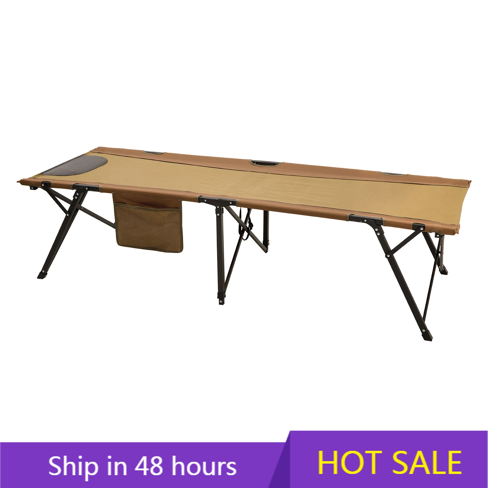 

YTYIN YTYIN SUNNYFEEL Folding Camping Cot, Portable and Compact, Heavy Duty Camp Bed for Outdoor, Travel, Hiking, and Emergency