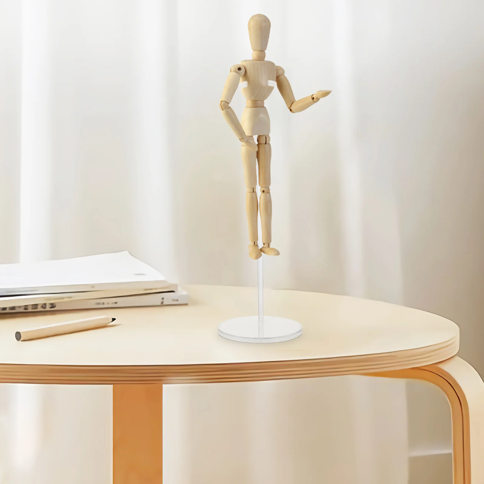 Clear Display Holder Transparent Acrylic Stand For Action Figures Stable Strong Practical Home Shop Decoration Use