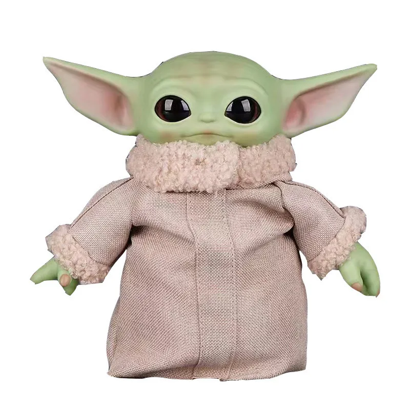 Star Wars Baby Yoda The Mandalorian Plush Stuffed Doll Soft Collectible Action Figure Toy Home Decoration Gift For Fans view 5