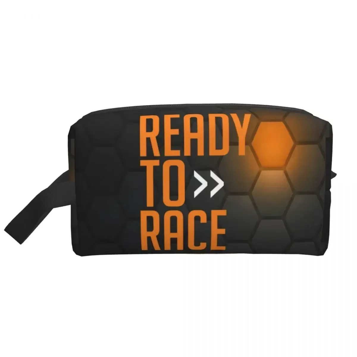 Ready To Race Toiletry Bag Fashion Enduro Cross Motocross Asphalt Bike Makeup Cosmetic Organizer Beauty Storage Dopp Kit Box