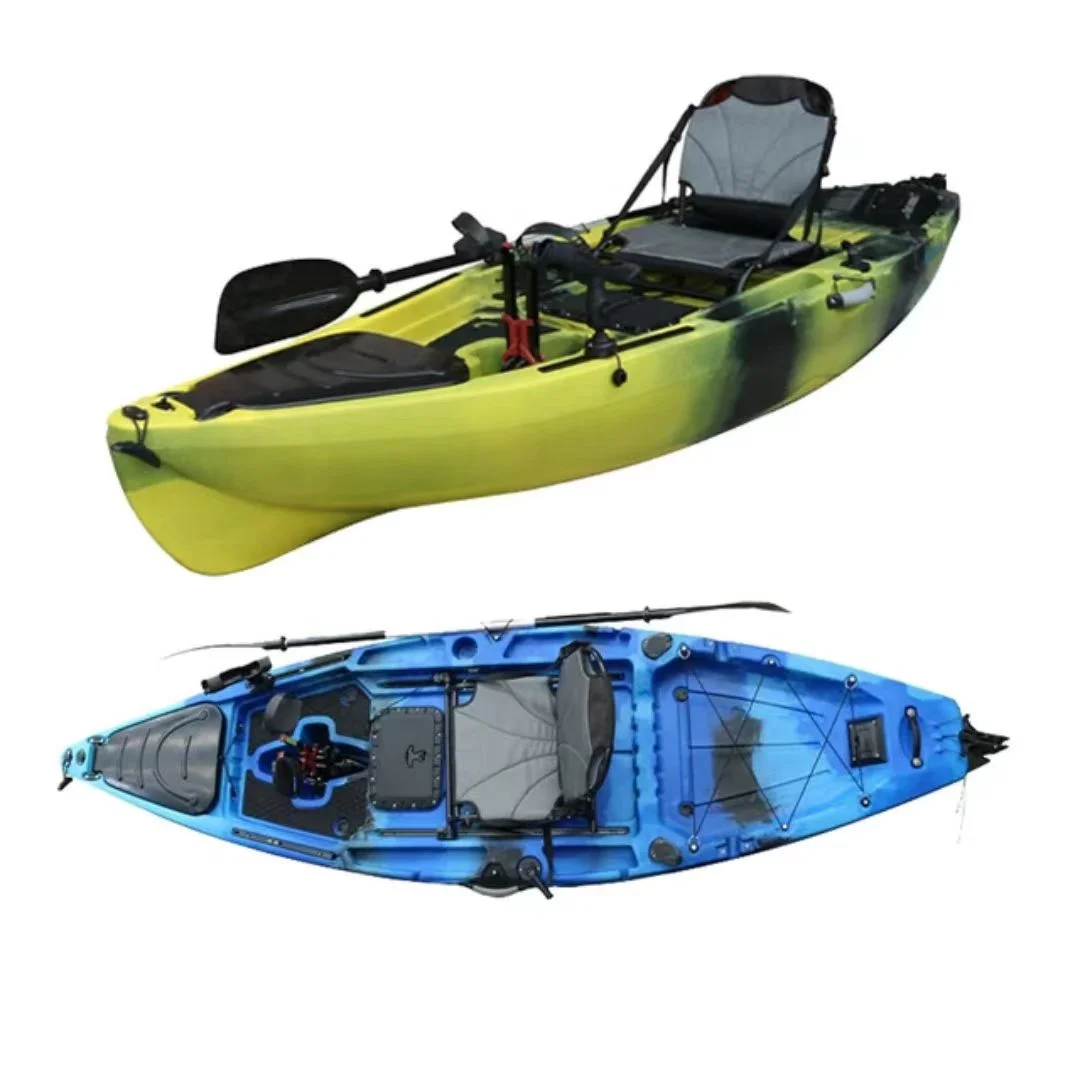 شخص واحد، دواسة القدم، مجداف جلدي Kayaklua، قارب صيد Luya قطعة أثرية #4