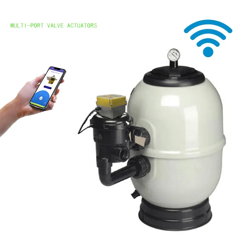 ASTALPOOL Multiport WiFi Automatic Backwash Valve Actuator Smart  Sand Filter