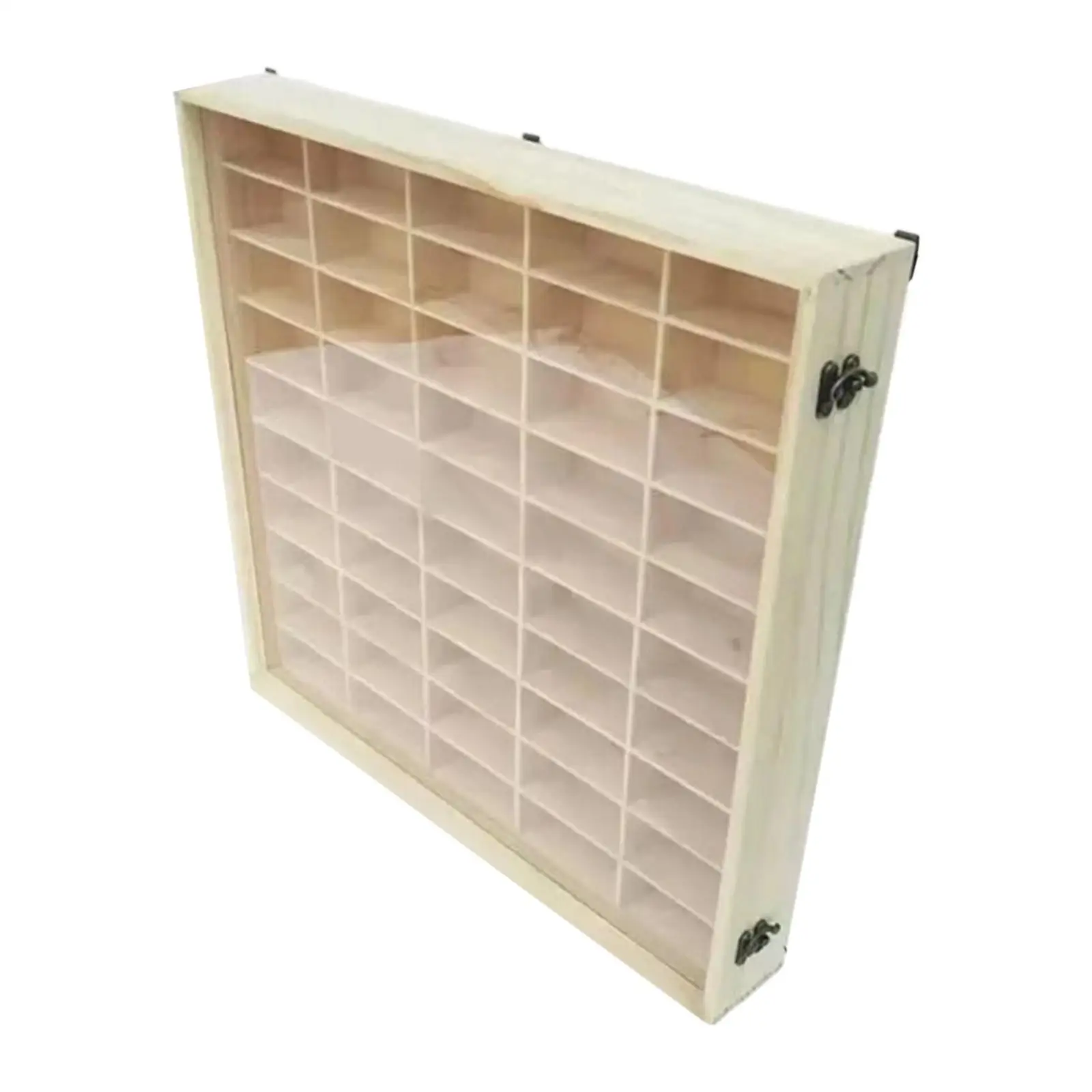 

Model Cars Display Case Replacement 50 Grids Multiuse Organizer Display Shelf Sturdy for Office Craft Model Car Store Kitchen