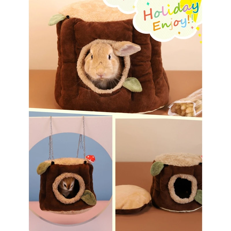 교수형 체인이있는 앵무새 해먹 Cockatiels Dropship을위한 따뜻한 Snuggle 케이지 텐트