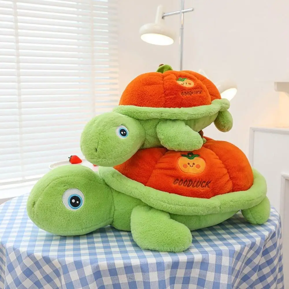 

Fluffy Persimmon Tortoise Plush Toys Collection Cartoon Turtle Stuffed Doll Soft Cute Turtle Animal Doll Kids Birthday Christmas