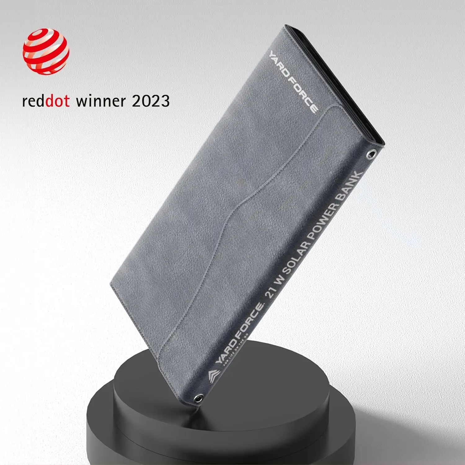 [2023 Red Dot Winner] YARD FORCE 21W & 13000MAH Solar Charger with Battery, Portale Solar Power Bank Built-in 3 in 1 Charging