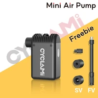 CYCLAMI Mini bomba de aire eléctrica portátil para bicicleta de bolsillo, válvula Schrader Presta, compresor de neumáticos de carretera recargable rápido MINI