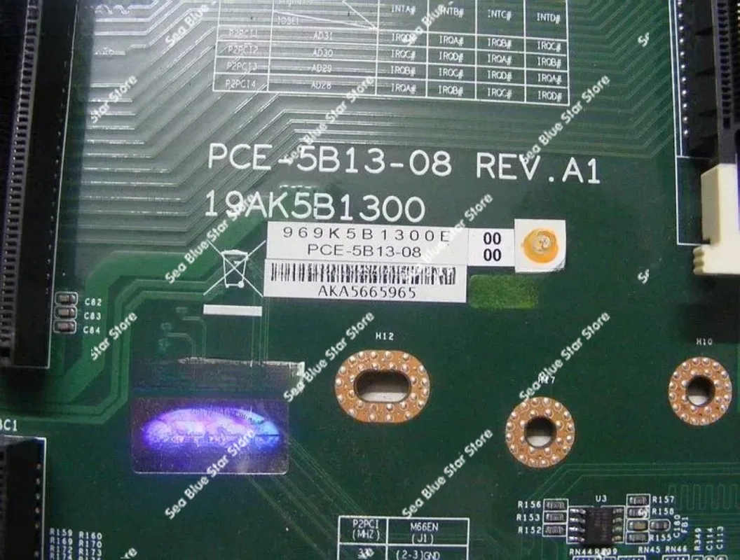 Industrial board baseplate PCE-5B13-08 Computer industrial board PCE5B13 A1 version, industrial baseplate second-hand main board