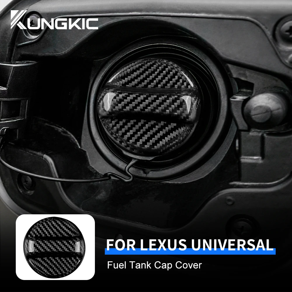 

Real Hard Carbon Fiber Gas Fuel Tank Cap Cover For Lexus IS250 IS350 300 350C 200T ES IS LX RX350 RXH450 LX NX CT RC UX LM RX