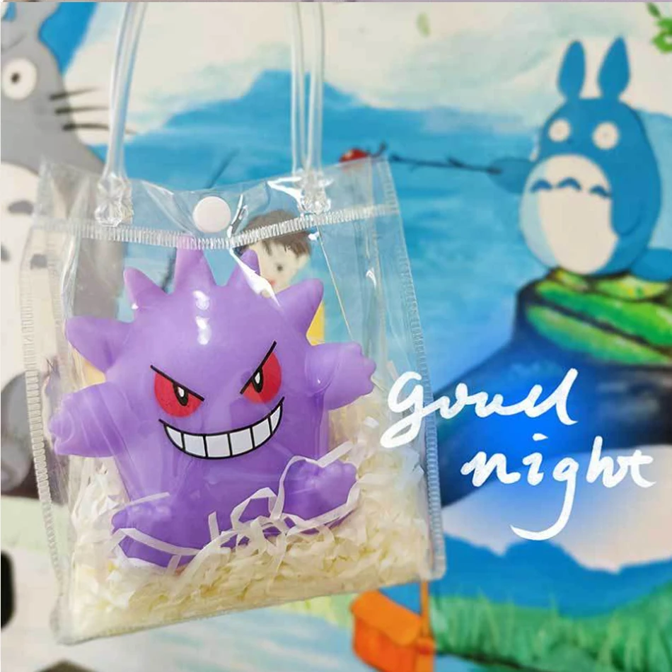 Pokemon Figures Night Light gengar Model Bedside Lamp Demon Doll Halloween Toy Gift Children Creative Collection Glowing Toys