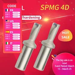 SP серии U дрель 13 мм-39,5 мм 4D/5D глубина, быстрое сверло, Индексируемые бит, сверление, для каждого бренда SP серии лезвия, машины, токарные станки, CNC