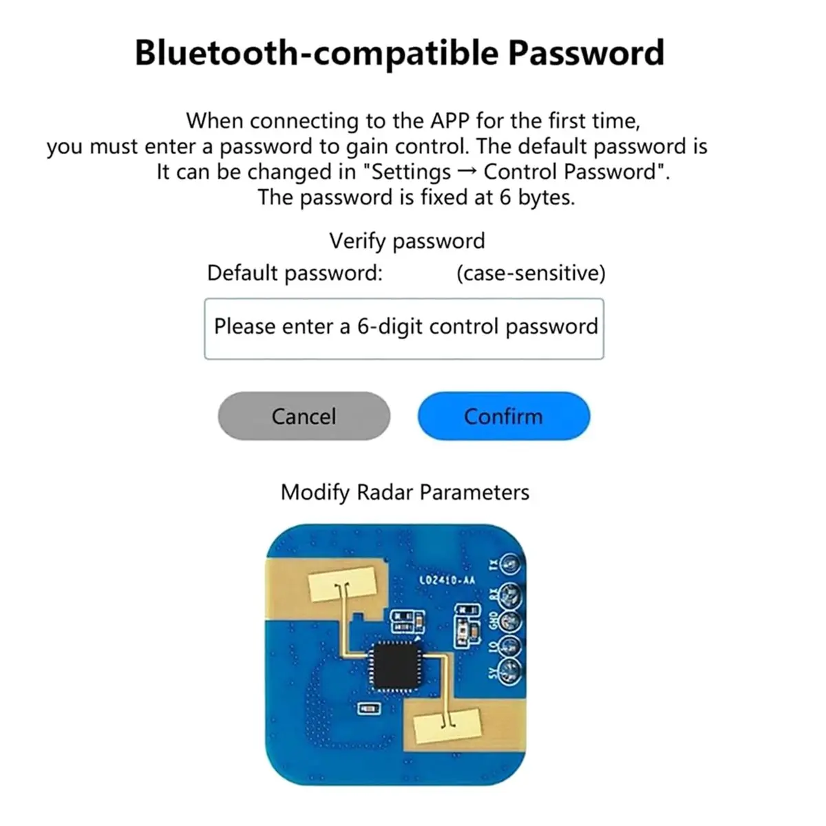 LD2410-AA 24G Human Presence Sensor Smart Home Module for UP to 9m, Physical Activity· Slight Movement Rest Measurement