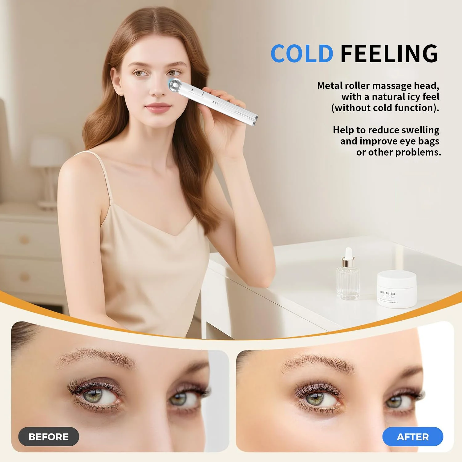 New Smart Vibration Electric Eye Massager - Wireless Portable Visible Mask Rechargeable Eye Care Device