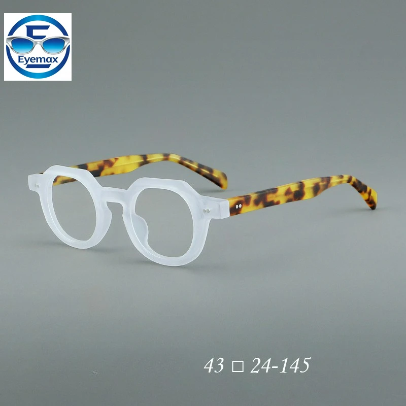 

Оправа для очков 2026 в стиле ретро, круглая, из толстого ацетата, для мужчин и женщин, винтажные оптические очки для повседневного ношения, для коррекции близорукости, с диоптриями