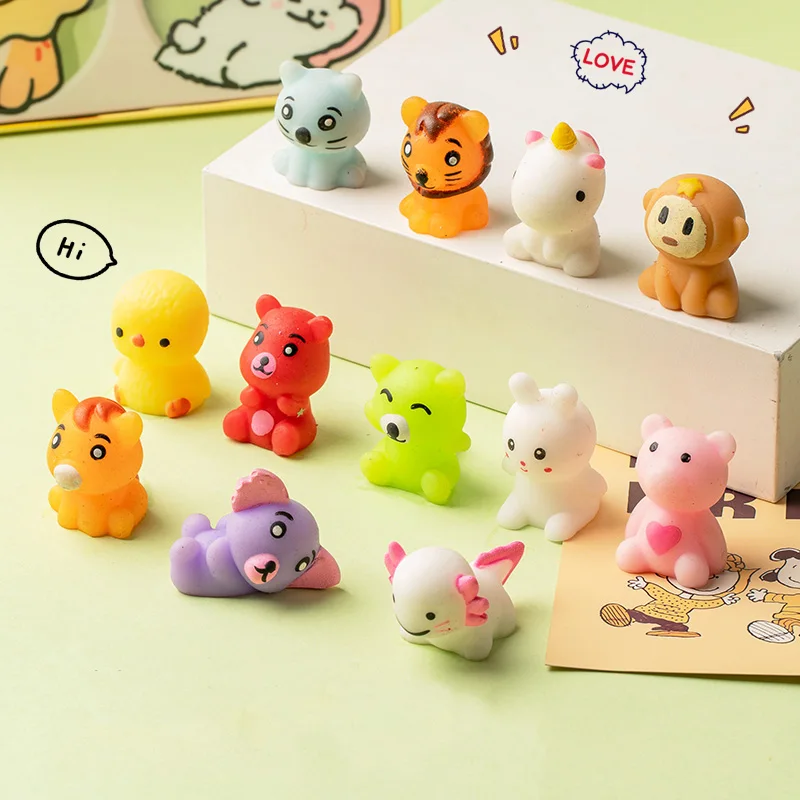 سوبر لطيف يجلس الحيوانات موتشي اسفنجي اللعب مكافحة كرات الإجهاد الضغط الحسية ضغط تململ لعبة للأطفال حفلة Favors