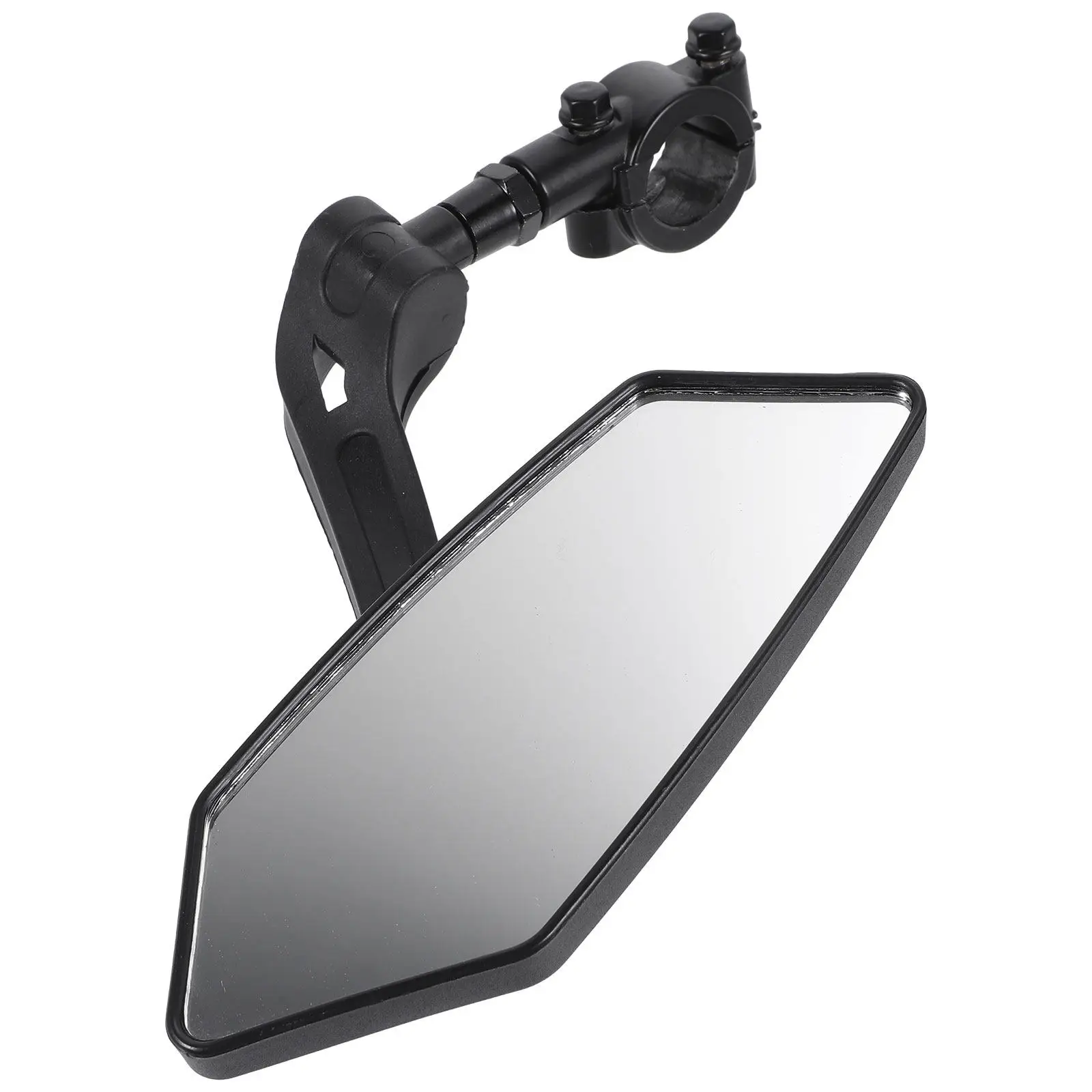 

1pc Bicycle Rearview Mirror Oversized Handlebar End Mount Wide Vision Safety Mirror For Bike Electric Tricycle Road Cycling