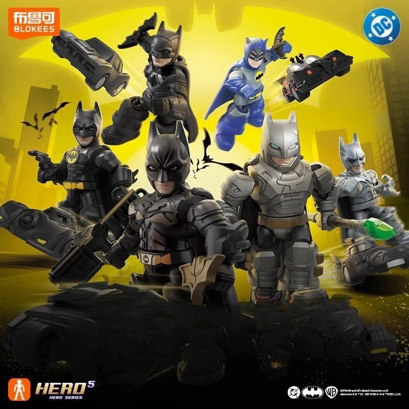 

Blokees New Batman Broco Building Blocks DC Heroes Star Edition 1st Generation Blind Box Toy for Kids