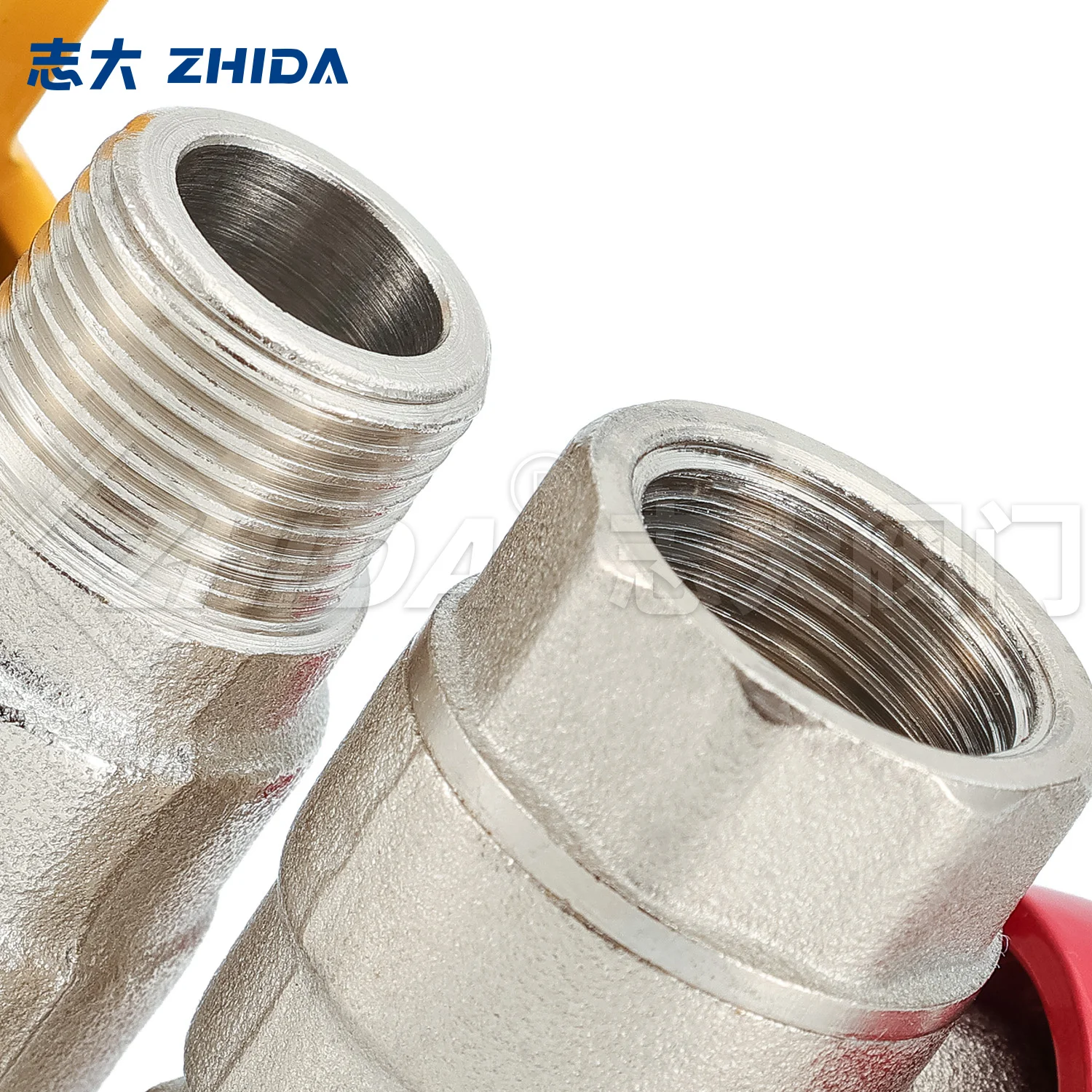 Электромагнитный клапан Brass Ball Valve 1/4 3/8 1/2 BSPP Female Thread Shut Off Switch with Butterfly Handle for Water Gas Oil Air Pipe Connector Газ и топливо — деталь 2