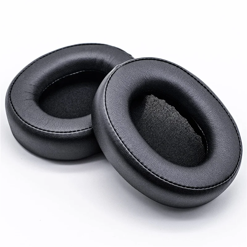 Replacement Ear Pads Cushions for ATH-SR50BT Headphones, Protein Leather/Memory Foam Ear Cushions (Black)