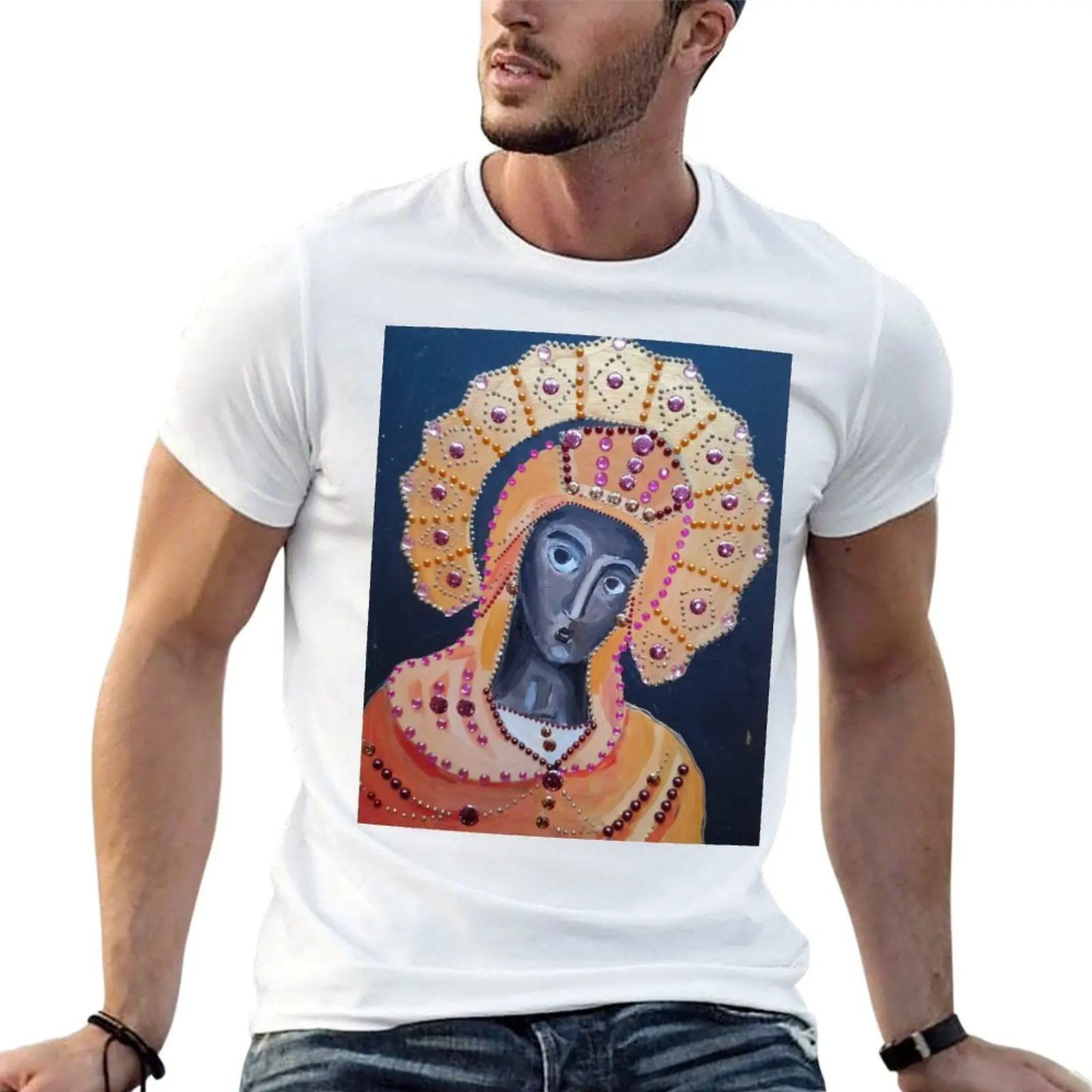 

QUEEN OF SHEBA ICON T-Shirt man t shirt designer cotton t shirts man 100% T-Shirt