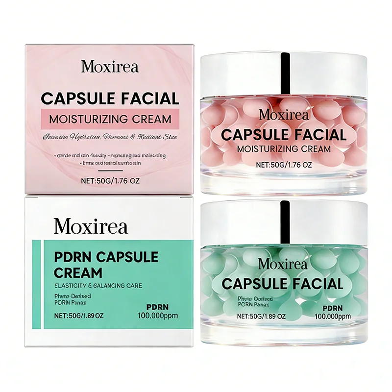 

Hyaluronic Acid Moisturizing Capsule Cream PDRN Hydrating Renewing Face Cream Gentle Softening Skin Clear Radiant Daily Skincare