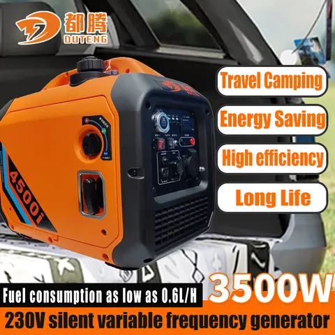3500 watt 230 volt silent inverter generator, the best camping and RV generator recommended