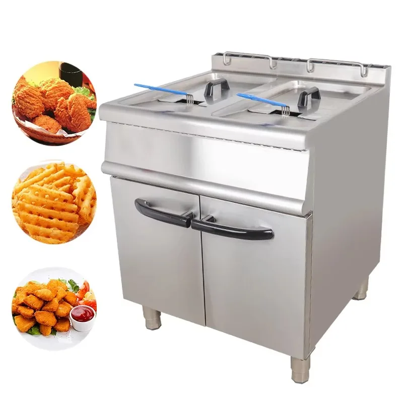 

Certificate Factory 2 Tank Commercial Deep Fryer,Chicken Deep Fryer Machine For Wholesaler Factory Direct Price Fryer