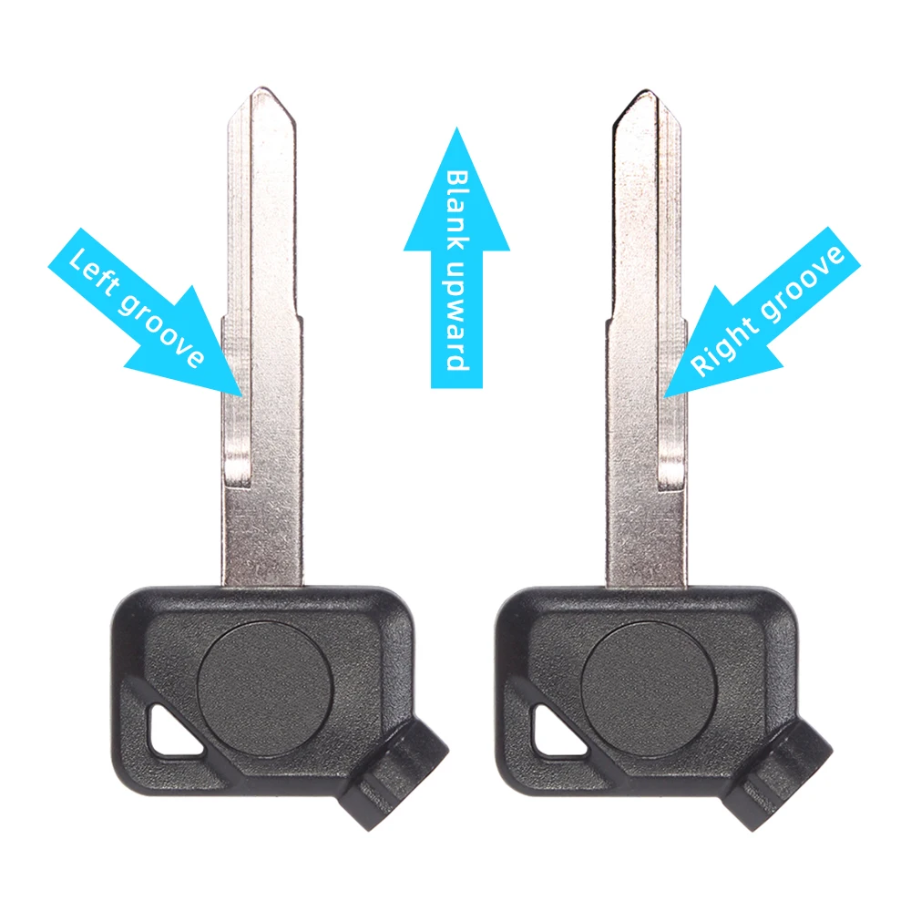 1PCS Blank Key Motorcycle Replace Uncut Keys For Magnet Anti-theft Lock VOX BWS JOG EVO ZR 50 100 125 4V VOX50 VINO EVO2
